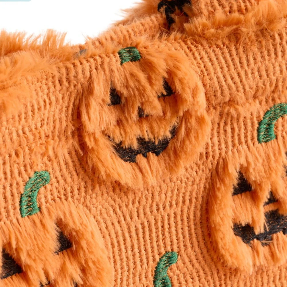 Pumpkin Knit Tote Bag